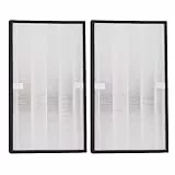 2 Uds Filtro Purificador de Aire Filtro de Carbón Activado Reemplazo para Midea KJ700G H32 720G H31 Filtro de Aire de Partículas de Alta Eficiencia