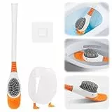 Escobilla de Inodoro con Forma de Pato Lindo, Scrubber de Inodoro con Forma de Pato, Escobilla de Baño de Pato de Buceo, Cepillo de Limpieza de Inodoro, Limpiador de Escobillero para Hogar Hotel