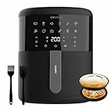 Cecotec Freidora de Aire sin Aceite de 6 L Air Fryer con Accesorios Cecofry Bombastik 6000 Full. 1700 W, Tecnología PerfectCook, Temperatura y Tiempo Regulables, Control Táctil, 12 Modos
