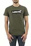 Levi's Housemark Graphic Tee, T-Shirt para Hombre, Tech Olive Night, L