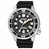 Citizen Reloj Analógico para Hombre de Eco-Drive con Correa en Caucho BN0150-10E