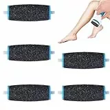 5 rodillos de repuesto compatibles con Scholl Velvet Smooth, piedra pómez para pies, escofina de pies, rodillo de repuesto para Scholl, eficaz cuidado de los pies, exfoliación y eliminación de callos