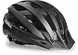 LIVALL MT1 Neo - Casco de bicicleta inteligente con sistema de iluminación LED, sistema de alarma SOS, unidad multimedia y sistema manos libres en negro mate, tamaño 58-62 cm L