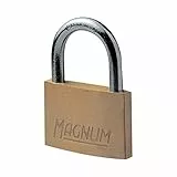 Master lock CAD40 Magnum Candado de latón Macizo a llave, Oro Rosa, 5,4 x 4 x 1 cm