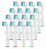 Milos Recambios Cepillos Compatible con Oral B - Cabezales de Repuesto para Cepillo de Dientes Eléctrico, Pack de 16 - Limpieza Profunda de los Dientes