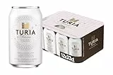 Turia Märzen | Cerveza Tostada | Reflejos Rojizos | Sabor Único | Pan Tostado | Pack 12 Latas x 33 cl