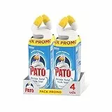 Pato - WC Acción Total limpiador para inodoro Oceano, limpia y perfuma, 750ml (2 x Duo Pack, 4 unidades)