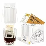 Bolsa de Filtro de Café, FainFun 50 Piezas Filtro de Cafe Portatil con Oreja Colgante, Filtro de Cafe Desechable, Filtro Café Goteo para Tazas, Filtro Café para Camping, Viaje, Oficina