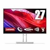 Lenovo L27i-4B - Monitor 27' (IPS, 1920 x 1080 px, 16:9, 100 Hz, Tiempo de Respuesta 4ms, HDMI, VGA, Montaje VESA 100 mm, Soporte de Inclinación) Color Gris Nube, Versión Actual
