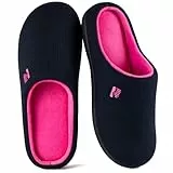 RockDove Zapatilla de dos Tonos y Espuma Viscoelástica para Mujer, 40/41 EU, Azul Marino Oscuro/Fucsia