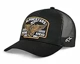 Alpinestars Heritage Trucker Hat Gorra de béisbol, Negro/Negro, Talla única para Hombre