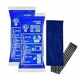 Bolsas de gel frío calor reutilizables Pack de 2 | Boston Tech REMEDY | con funda elástica compresiva | terapia frío calor para lesiones deportivas, recuperación muscular, fisioterapia y uso doméstico