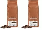 by Amazon - Café en grano entero, tueste claro, Espresso crema - Certificado Rainforest Alliance, 500g, paquete de 2, (anteriormente marca Happy Belly)
