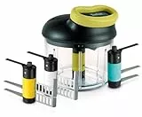 Tefal 5 Segundos - Picadora Manual 900 ml | 4 Cabezales con Cuchillas de Acero Inoxidable y Hoja para Puré, Sin Electricidad, Rápida y Segura, Verduras, Frutos Secos, Fácil de Limpiar