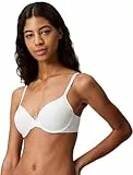 Calvin Klein Sujetador de Media Copa Mujer Full Coverage con Aros Ajustables, Blanco (White), 80C
