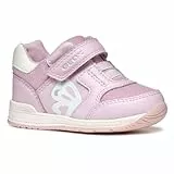 Geox B RISHON Girl A, Zapatillas Bebé-Niñas, Pink/Off White, 19 EU