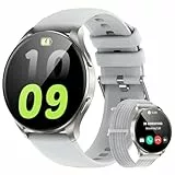 Baolubao Reloj Inteligente Mujer Hombre, Smartwatch con Llamada 5.3, 1,43' AMOLED Pantalla Siempre Activa, Pulsómetro, Pulsera Actividad Impermeable IP68 para Android iOS