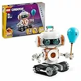 LEGO Creator 3 en 1 Robot Espacial Transformable en Maqueta de Cohete de Juguete y Figura de Perro, Juego de Ciencia, Regalo para Niños y Niñas de 8 Años o Más 31164