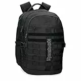 Reebok Cross one Mochila doble Compartimento Negro 34x46x15 cms Poliéster 23,46L by Joumma Bags