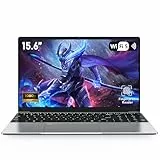 NAIKLULU 15.6 Pulgadas 2025 Gaming Pc Portatil Laptop R-7 5700U Procesador (1.8 to 4.3Ghz), Gamer Ordenador Computadora Portatil 16GB RAM 1TB SSD, Teclado Retroiluminado/Webcam/Touchpad/Tipo-C