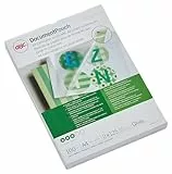Rexel GBC 3200723 - Carteras de Plastificación con brillo, A4, 2 x 125 micras, pack de 100