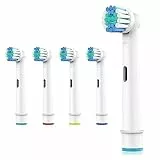 Ph Pro Heat Recambios Cepillos Compatibles con Oral B, Cabezales de Repuesto para Cepillo Electrico Blancos, Pack de 4 Unidades.