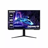 Samsung LS27DG300EUXEN - Monitor Gaming Odyssey G3 de 27' Full HD (1920 x 1080, 16:9, 180Hz, 1ms, Panel IPS, AMD FreeSync, Modo Eye Saver, Flicker Free), Negro, Versión 2024