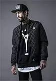Urban Classics Diamond Quilt Nylon Jacket, Chaqueta Hombre, Negro (Black 7), S