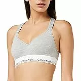 Calvin Klein Sujetador Tipo Bralette para Mujer Efecto Elevador Y Relleno, Multicolor (Grey Heather), XXL