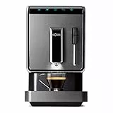 Solac - Cafetera Súper Automática | Thermoblock | 19 bar | 1470W | Diseño compacto 18cm | Café en 40s | Espuma y Calienta leche | Auto limpieza | Café espresso, suave y favoritos personalizables