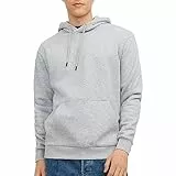 Jack & Jones Jjebradley Sudadera Con Capucha Noos Sudadera con capucha, Hombre, Gris Claro, XL