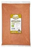 Guillermo | Lenteja roja BIO - Bolsa 2 kg. | 100% ecológica | Hidratos de carbono de calidad | No necesita apenas estár a remojo antes del cocinado gracias a su pequeño tamaño