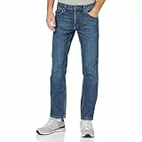 Wrangler Red Kabel Straight, pantalones para Hombre, Authentic Blue, 34W / 32L