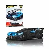 Hot Wheels Premium Car Culture Eurospeed Bugatti Bolide Coche de juguete metálico coleccionable a escala 1:64 con neumáticos Real Riders, JBK79