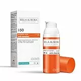 BELLA AURORA - Protector Solar SPF 50+ - 50 ml, para Piel Mixta-Grasa, Crema Solar, Facial Antimanchas, Crema Protectora Solar, Bloqueador Solar, Absorción Rápida, Calma la Piel, Uso Diario
