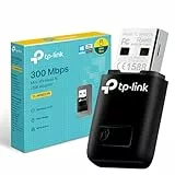TP-Link TL-WN823N Adaptador USB Tarjeta de Red, Inalámbrico 300Mbps, 2.4Ghz, Puerto USB 2.0, WPS, Windows 11/10/8.1/8/7/XP, Mac OS 10.15 e Inferior, Linux, WiFi4 N300