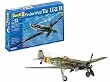 Revell Focke Wulf Ta 152 H 1:72 Assembly Kit Fixed-Wing Aircraft - maquetas de aeronaves (1:72, Assembly Kit, Fixed-Wing Aircraft, Focke Wulf Ta 152 H, Military Aircraft, De plástico)