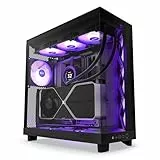 NZXT H6 Flow RGB Mid Tower Cristal Templado USB-C Negra