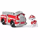 Patrulla Canina - Camión Bomberos y Figura Marshall - Camión de 15 cm con Figura Marshall - Patrulla Canina Juguetes - 6069058 - Juguetes Niños 3 Años + - Regalo Niño 3 Años +