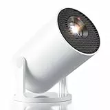 [Apps integradas & Auto Keystone] Mini Proyector 4K Support 20000 Lúmenes 2025 Proyector Portátil con Android TV WiFi 6 Bluetooth 5.4 Rotación 180° Compatible con HDMI/USB/TV Stick/Smartphone/Laptop