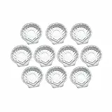 Fackelmann Coquilles Saint Juego de 10 Platos con cáscara St-Jacques de Aluminio