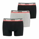Levi's Boxer Ropa interior, Black / Gris, L Hombre