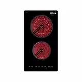 Cata Placa de Induccion TD 3002 BK con 2 Zonas de Cocción High Light 9 Niveles de Potencia Ancho de 30 cm Potencia 3 Kw Acabado en Negro