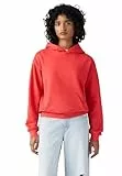 Levi's Mujer Sudadera con Capucha Heritage Garment Dye Cherrystone Red XS