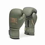 LEONE 1947, Guantes De Boxeo Edición Militar, Unisex Adulto, Verde, 12 OZ, GN059G