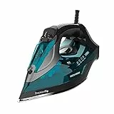 Cecotec Plancha Ropa de Vapor Fast&Furious 5055 Pro. 3100 W, Suela de Cerámica, Deslizamiento TurboSlide, 5 Niveles de Temperatura, Golpe de Vapor 255g/min