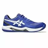 ASICS Gel-Dedicate 8 Clay, Sneaker Hombre, Blanco Cobalto Oscuro, 41.5 EU