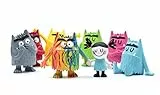 The Colour Monster figurines collection - Set Monstruo de colores - 8 figurines to collect. 6CM non articulated.