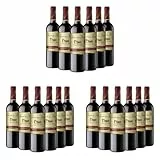 Señorío de los Llanos Crianza - Vino Tinto D.O. Valdepeñas - Caja de 6 Botellas x 750 ml (Paquete de 3)