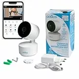 Domos - Cámara WiFi Inteligente Alta Definición para Interiores Motorizada | Visión Nocturna y Sensor de Movimiento | Cámara IP de Seguridad Compatible con Alexa y Google | Vigilancia para Domicilio
